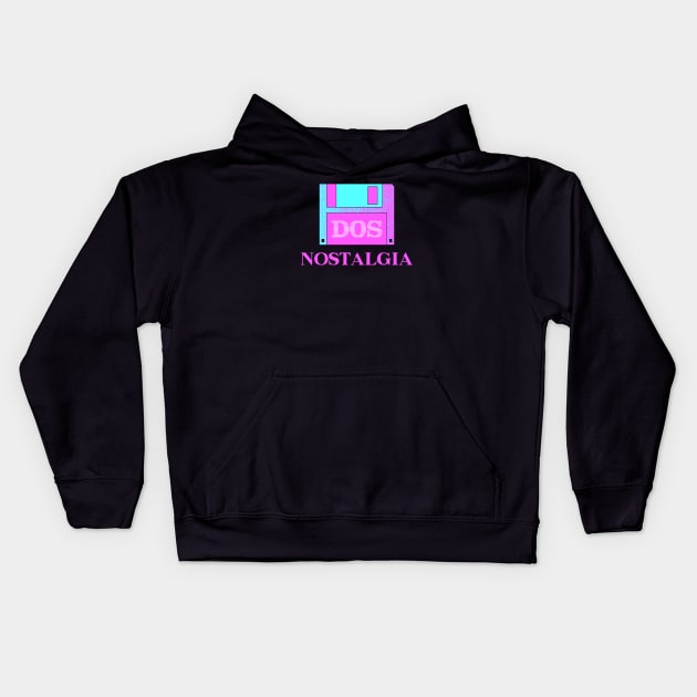 Official DOS Nostalgia CGA Kids Hoodie by DOS Nostalgia